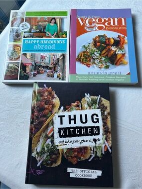 Vegan Cookbook Bundle featuring Thug Kitchen and Happy Herbivore